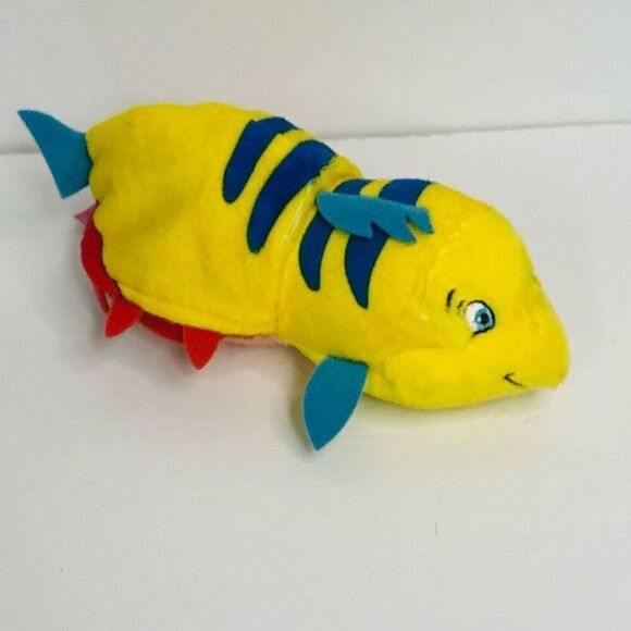 disney princess little mermaid flipazoo flounder sebastian plush 2017 5 inch - Picture 5 of 8